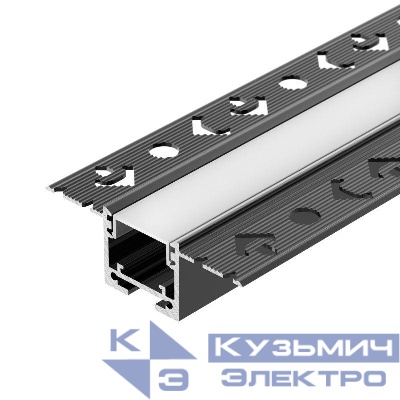 Профиль SL-LINIA20-FANTOM-2500 BLACK L2500 алюм. Arlight 039071