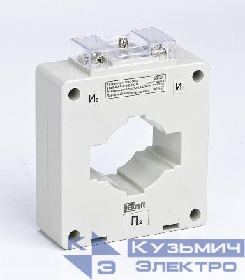 Трансформатор тока ТШП-0.66 750/5А кл. точн. 0.5 10В.А d60мм DEKraft 50145DEK