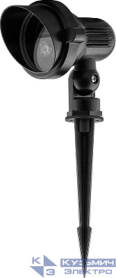 Светильник светодиодный SP2704 3Вт 2700К IP65 85-265В тротуарный на колышке FERON 32125