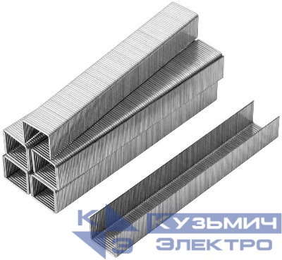 Скоба для степлера закален. прямоугол. 11.3х0.7мм 10мм тип 53 узкая (уп.1000шт) FIT 31310