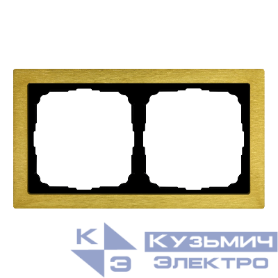 Рамка 2-м ArtGallery Pure метал. зол. SE GAL312402