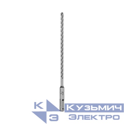 Бур по бетону SDS-Plus SUPER 6х210мм профессиональный цельная крестовая пластина Kranz KR-91-0454
