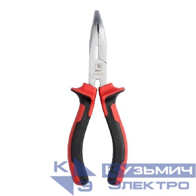 Длинногубцы изогнутые 160мм Master Basic EKF dgi-160-mas
