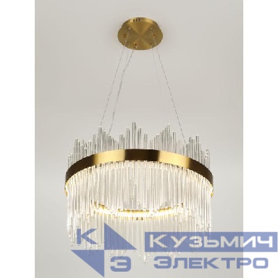 Люстра светодиодная Gwen 6192-201 подвесная 3000-6300К 112Вт с пультом Rivoli Б0069937
