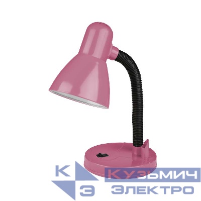 Светильник настольный TLI-226 RED E27 механ. выкл. роз. Uniel UL-00001806