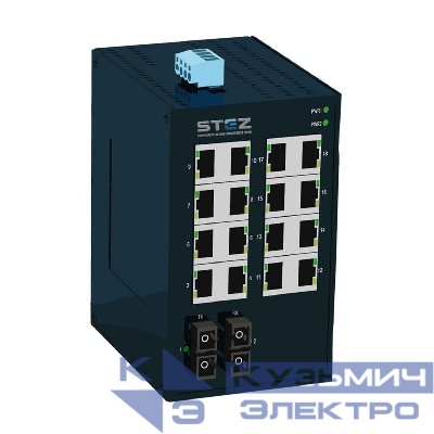 Коммутатор промышленный STEZ1016-2SFP-T СТЭЗ 70310009