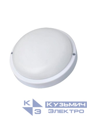 Светильник ДПО 20Вт 6500К IP65 230В круг ЖКХ настенно-потолочный КОСМОС KOC_DPO20WR1.64K