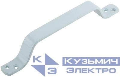 Ручка скоба плоская 125мм бел. 66799