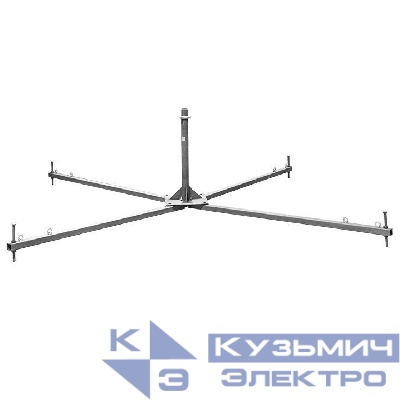 Четырехнога для молниеприемной мачты (без бет. оснований) HZ EKF lp-0900