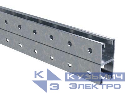 Профиль С-образный двойной 41х41 L1000 сталь 2.5мм DKC BPD4110