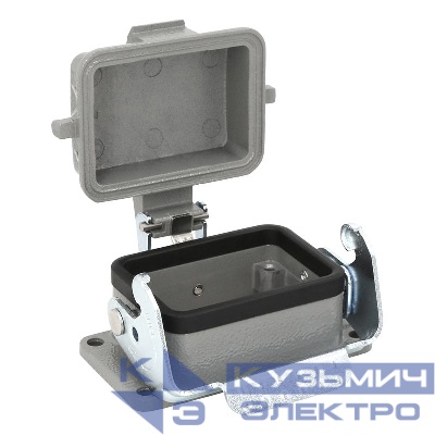 Корпус приборный проходной OptiLink HDC-H6B-BK-1L-MCV с крышкой КЭАЗ 353667