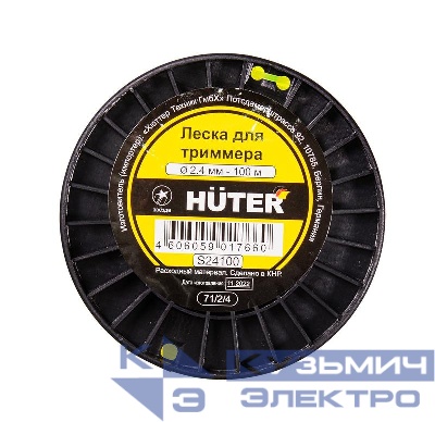 Леска S24100 (звезда) HUTER 71/2/4