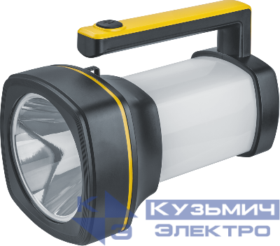Фонарь-прожектор аккумуляторный 95 568 NPT-SP38-ACCU прожектор/кемпинг 1LED 10W+34SMD 6Вт 4хli-ion 1.2А.ч Navigator 95568