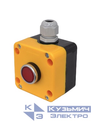 Пост управления ПКУ-22-1112-65У1 1 цилиндр НЗ IP65 красн. Электротехник ET526977