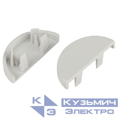 Заглушка для кабель-канала полукруглого 30х13 EC-KK-30-13-FW бел. (уп.2шт) Эра Б0064919