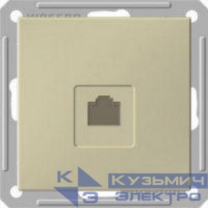 Розетка компьютерная СП W59 RJ45 кат.5E механизм сл. кость SE RSI-152K5E-2-86