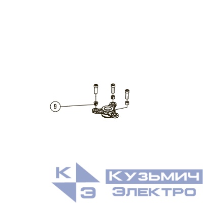 Запчасть №9 для Hybest GSR40A. Соединительная втулка