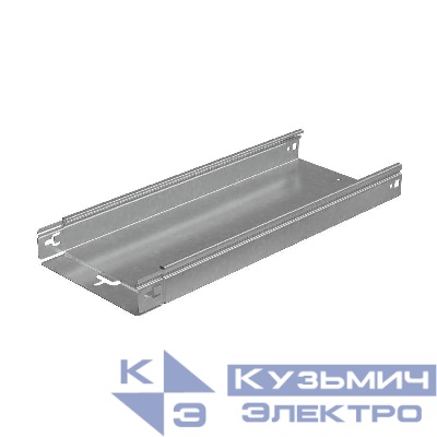 Лоток листовой неперфорированный 200х50 L3000 сталь 0.7мм "БЫСТРЫЙ МОНТАЖ ПЛЮС" LNplus50-200-0.7-3000 оцинк. КМ PL0309