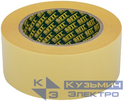 Лента-скотч клейкая двусторонняя 48ммх25м FIT 11825