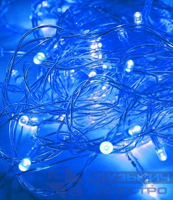Гирлянда светодиодная 50LED провод 6.5м 8 режимов мигания Космос KOC_GIR50LED_B