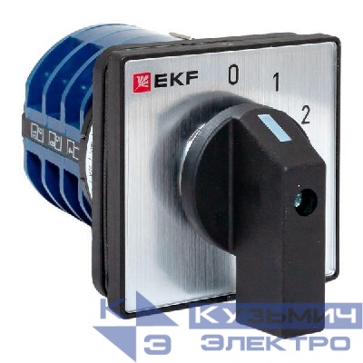 Переключатель кулачковый ПК-1-102 2п 32А "0-1-2-3" IP65 EKF pk-1-102-32-65