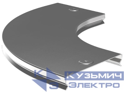 Крышка угла плавного 90град. тип Г01 ESCA 80мм IEK CPG01D-0-90-080-08