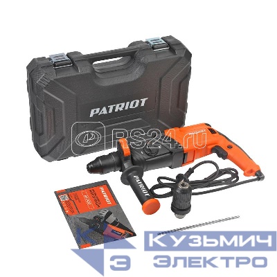 Перфоратор RH 243Q SDS+770Вт 2.6Дж 3 режима работы быстросменный патрон QCC макс. 24мм глубиномер PATRIOT 140301344