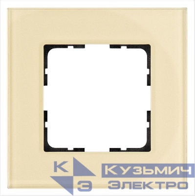 Рамка 1-м G-Glass стекло шампань Champagne Gold Jasmart G1001GG