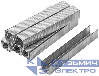 Скоба для степлера закален. прямоугол. 11.3х0.7мм 12мм тип 53 узкая (уп.1000шт) FIT 31312