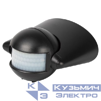 Датчик движения инфракрасн. настен. MD 03 1200Вт 180град. IP44 черн. Эра Б0066995