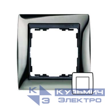 Рамка 1-м Simon82 вороненая сталь Simon 82814-67