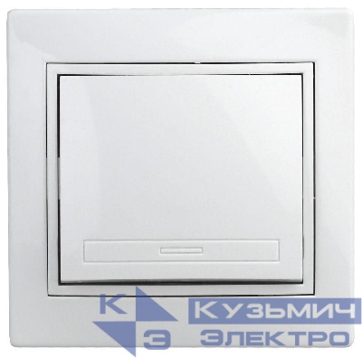 Выключатель 1-кл. СП Plano 10А IP20 1-101-01 250В бел. Intro Б0053721