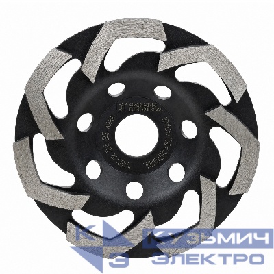 Diamond Industrial Чашка алмазная 125*22,23 мм Segmented BOOMERANG Black Version