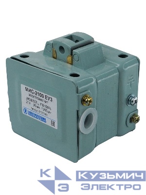 Электромагнит МИС-2100 ЕУ3 380В тянущее исп. ПВ 100% IP20 с жесткими выводами Электротехник ET053003