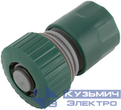 Соединитель пластиковый 3/4дюйм автостоп FIT 77406