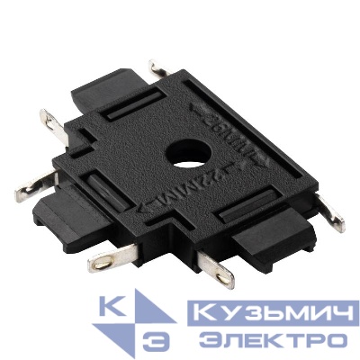 Коннектор MTR16 CT-BL T-обр. накладной шинопровод низковольтный Pro черн. JazzWay 5057333