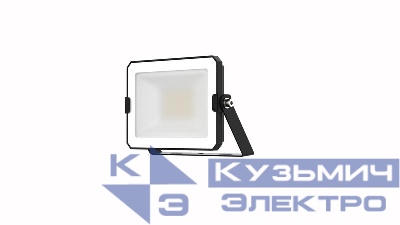 Прожектор светодиодный СДО FL ECO 20W 765 G4 уличный матов. стекло алюм. черн. LEDVANCE 4099854400056