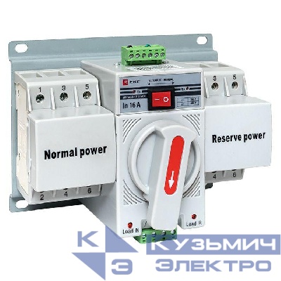 Устройство автоматического ввода резерва АВР 3п C 16А 400В MCB PROxima EKF ats-mcb-16c-3p-pro