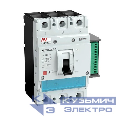 Выключатель автоматический 1000А 70кА AV POWER-5/3 ETU6.2 AVERES EKF mccb-53-1000M-6.2-av