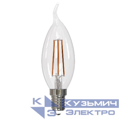 Лампа светодиодная LED-CW35-9W/3000K/E14/CL/DIM GLA01TR Air диммир. картон Uniel UL-00005189