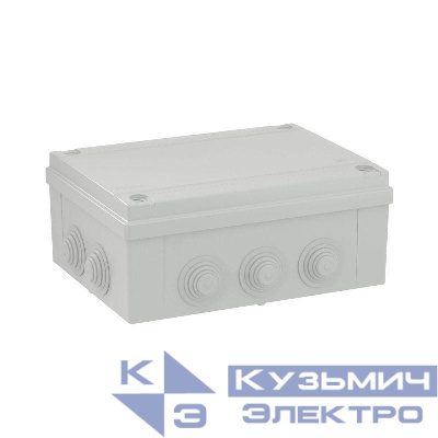 Коробка распределительная ОП 300х220х120мм IP55 10 каб. ввод DKC 54300