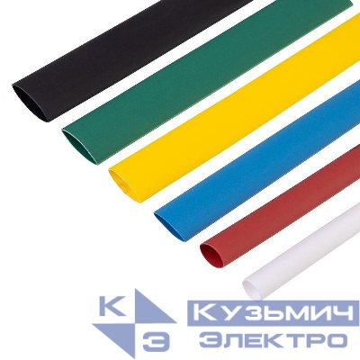 Набор трубок термоусадочных №3 MULTICOLOR ТУТ нг (уп.13шт по10см) Rexant 29-0103
