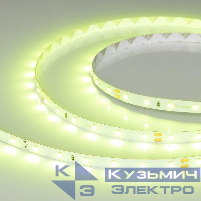 Лента светодиодная RT-A60-8mm 24В Spring Green 4.8Вт/м IP20 (уп.5м) Arlight 055382
