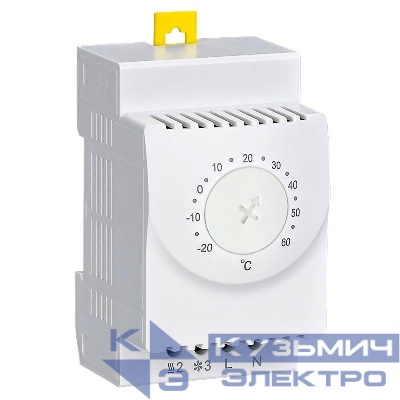 Термостат электронный с регулир. диапазон. темпер. -20...+60град.C переключ. контакт DKC R5ETH01