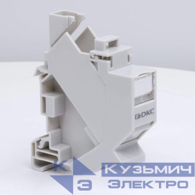 Адаптер на DIN рейку для модулей Keystone (для модулей форм-фактора S19) DKC RNW1DIN