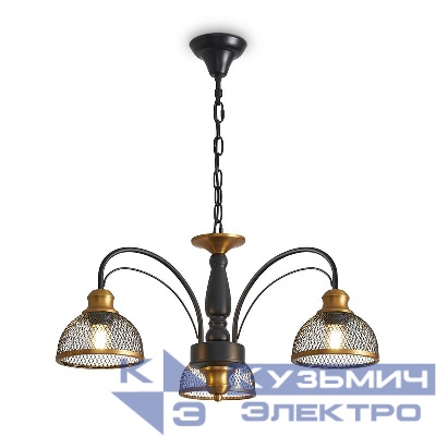 Светильник Caz 3х60Вт E27 IP20 подвесной Freya FR5527PL-03BBZ