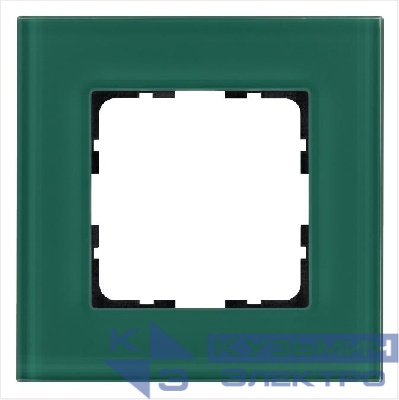 Рамка 1-м G-Glass стекло лазурн. Jasmart G1001GJ