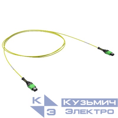 Патчкорд 12ОВ 9/125 OS2 1xMTP PRO (12)/1xMTP PRO(12) 1м DKC RNPCFF12SB01