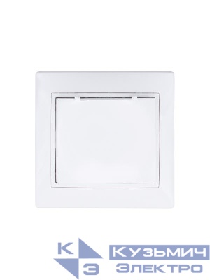 Розетка 1-м СП MIRA 16А IP44 с заземл. с крышкой ПБТ бел. LEZARD 701-0202-123BIPCH