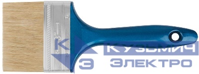 Кисть флейцевая "Модерн" натур. светлая щетина пластиковая ручка 3дюйм (75мм) FIT 01157